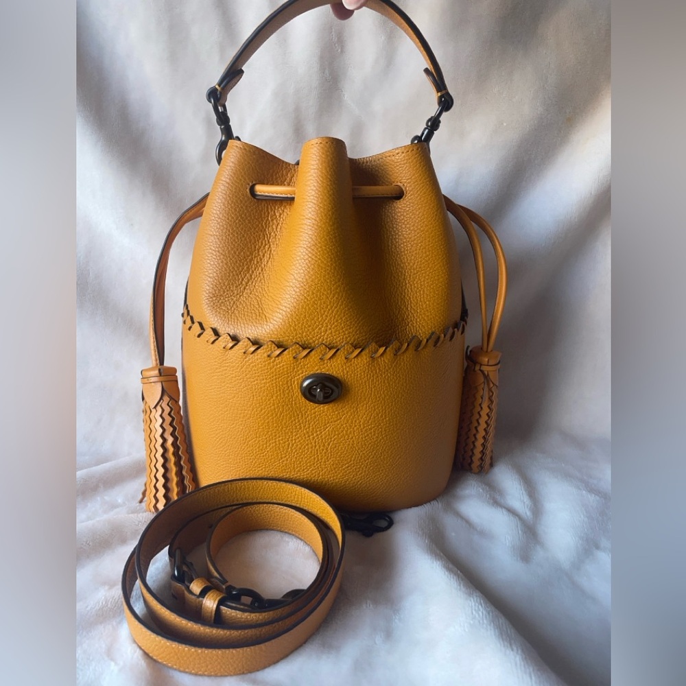 EXCELLENT CONDITION Coach Lora Bucket in Pollen